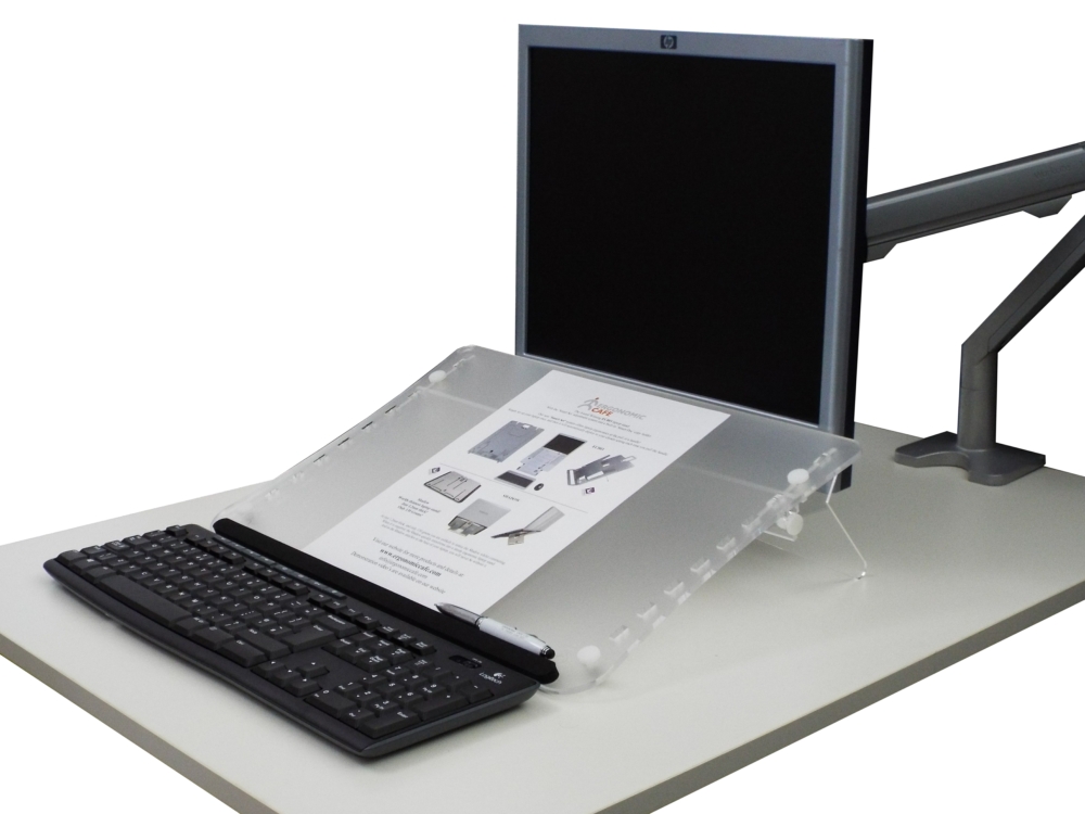 Clear Copy Document Holder & Writing Slope